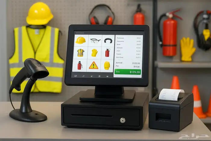 جهاز كاشير محلات ادوات الامن والسلامه 0