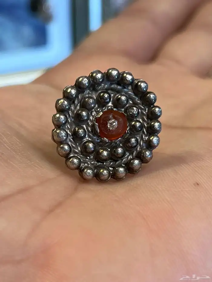 خاتم يهودي اثري والماس 0