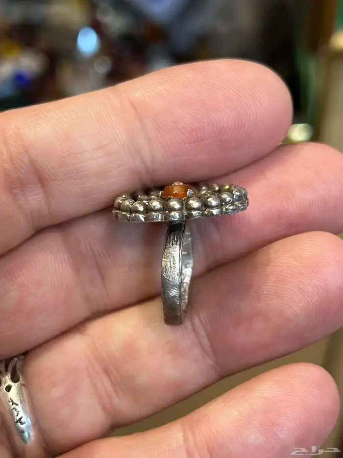 خاتم يهودي اثري والماس 4