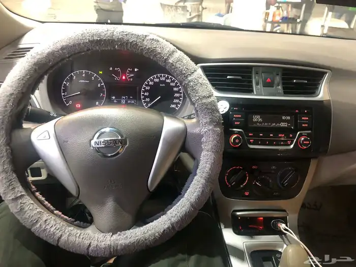 نيسان سنترا موديل 2016 القير و الماكينة شرط ماشية 186فحص جد 6