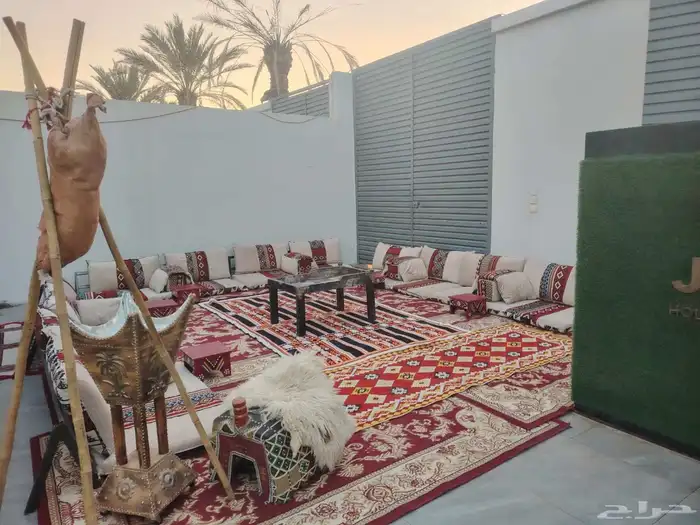 تاجير جلسات شعبيه خيم بيت شعر تاجير كرسي ملكي 3