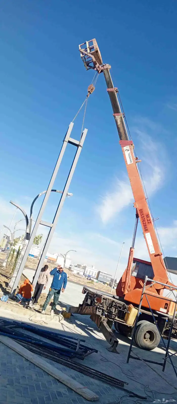 كرين للايجار اليومي 1