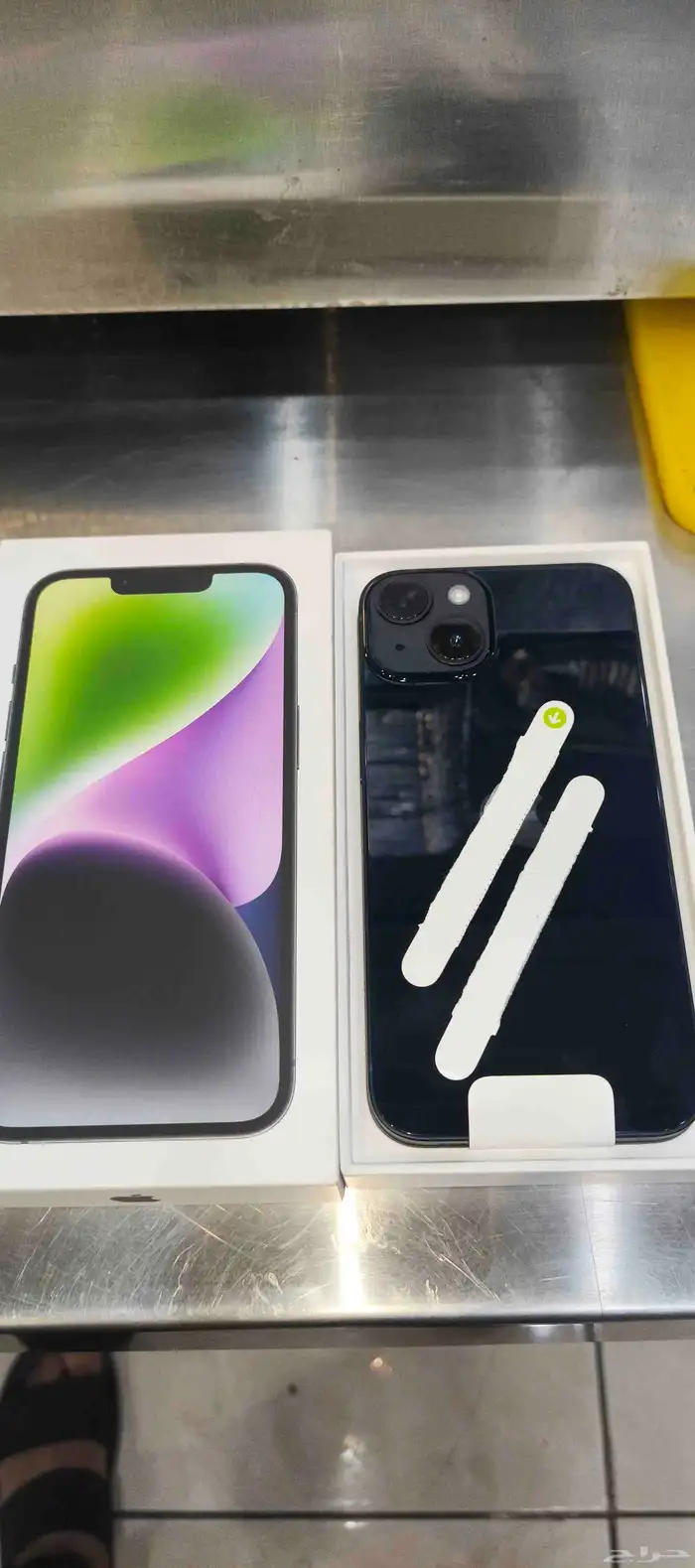 ايفون 14 مساحه 128 بطاريه 100 0