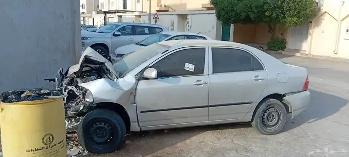 تايوتا كورلا 2007 مصدومه 1