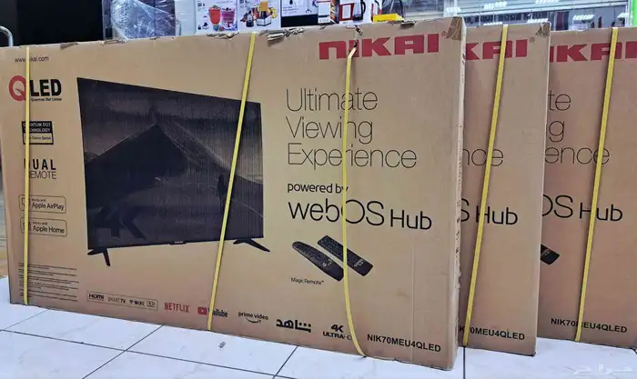 بيع شاشة 98 شاشات سمارت تلفزيون اخر اصدار 120 هرتز ذكيه توصي 6