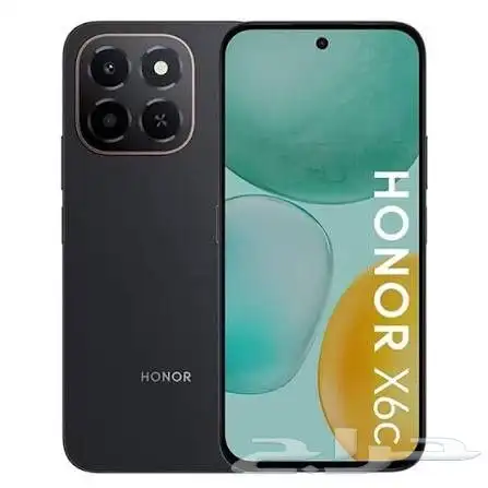 جوال هونر X6c جديد 256 جيجا ورام 6 اللون الاسود 0