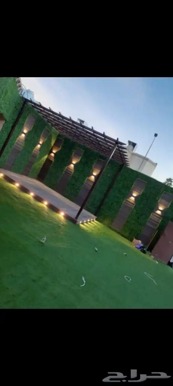 جلسات خارجية وغرف زجاجية واحواض زراعية 19