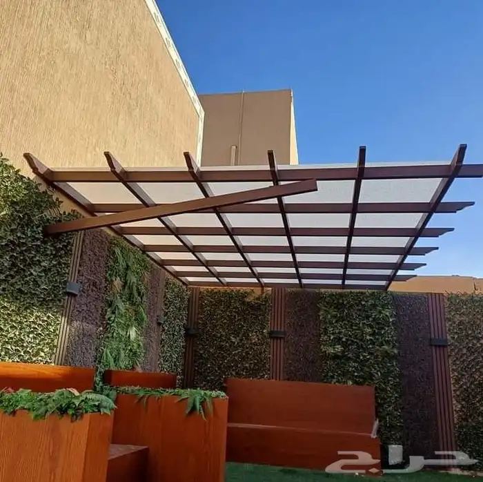 مظلات ديكوار 6 ملي شفاف 270 ريال مربع متر 2