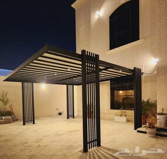 جلسات خارجية وغرف زجاجية واحواض زراعية 10