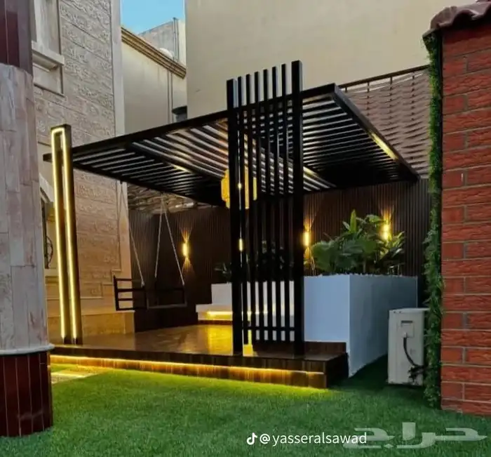 حداد جلسات لكسام بأشكال مختلفه مضلات وسواتر برجولات 7