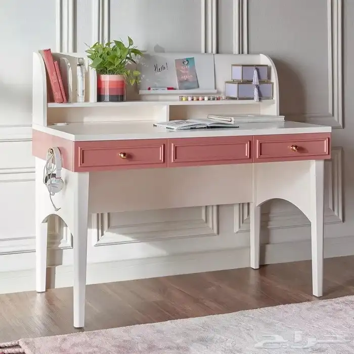 طقم غرفة نوم بناتي بسريرين جديد هوم سنتر 23