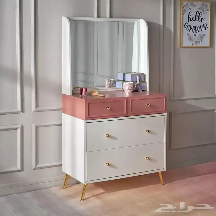 طقم غرفة نوم بناتي بسريرين جديد هوم سنتر 22