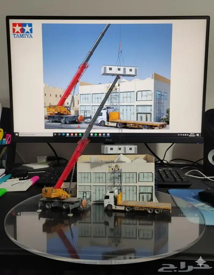 سطحه بوم تراك تريله بوكلين لوبد كرينات جميع المعدات متوفره 6