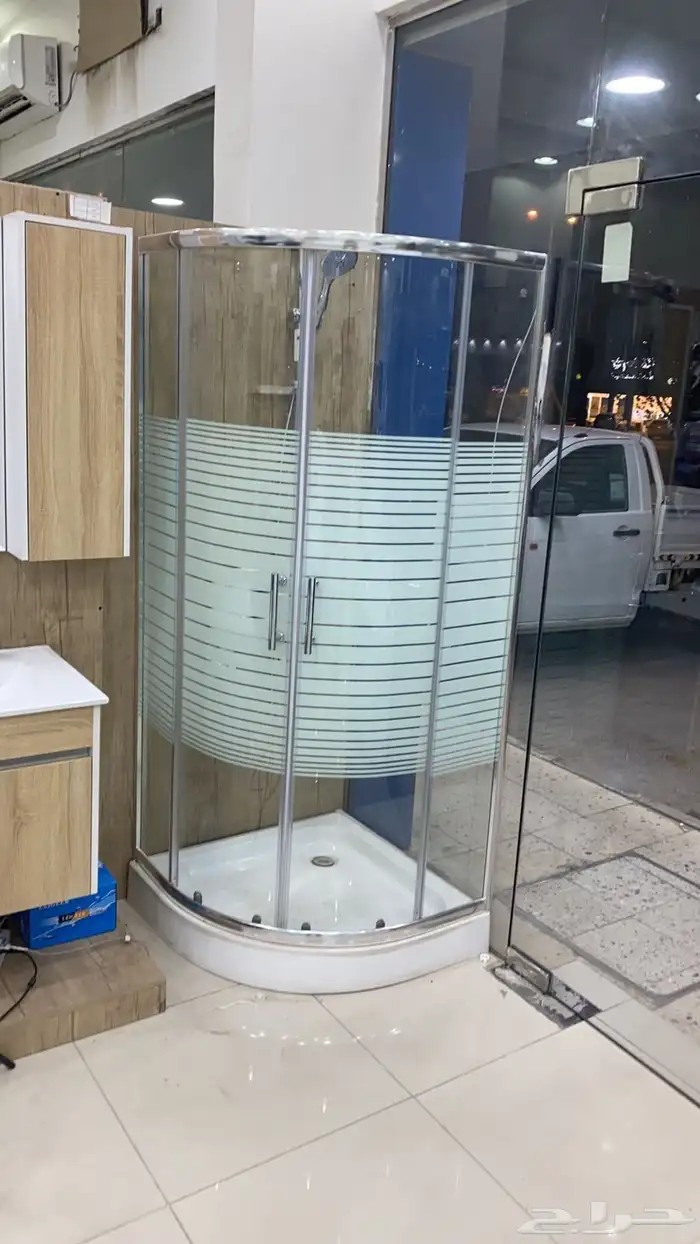 كابينة شاور زجاج جاهزة مقاسات متنوعة 7