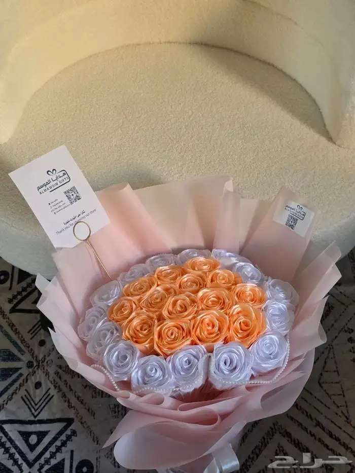 باقه ورد صناعي بشرايط الساتان 0