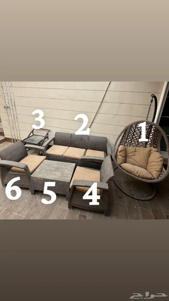 جلسه خارجيه مكونه من 6قطع 0