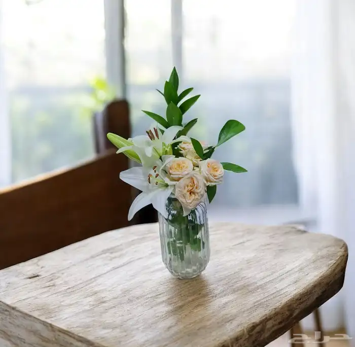 ورد طاوله فازات طاولات باقه ورد 0