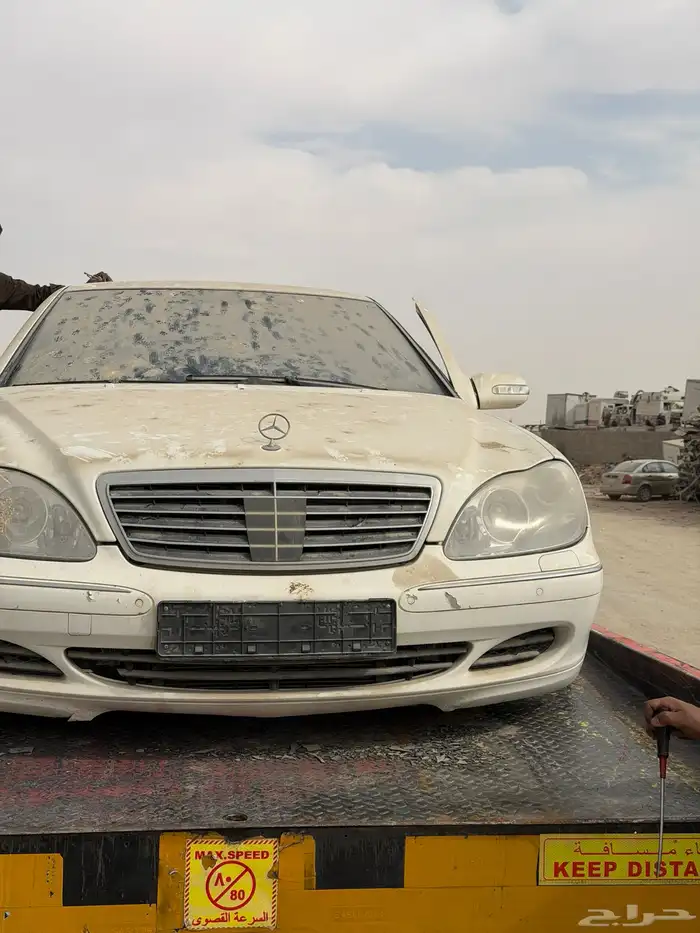 مرسيدس فاجرا 2003 تشليح قطع غيار حجم 600 4