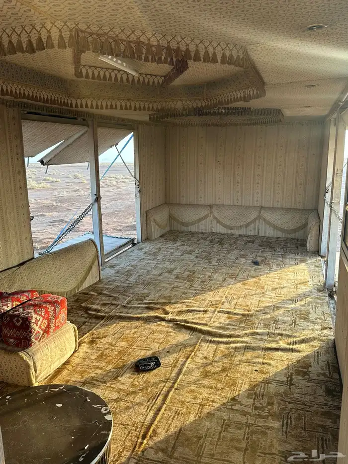 كرفانه 16 م.صاج حديد بدون راس معها مقود 8