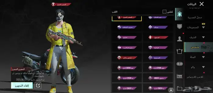 حساب ببجي نوادر 33