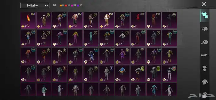 حساب ببجي لفل 81 للبيع رخيص 8