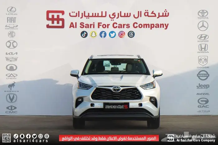 تويوتا هايلندر GLE 2025 اقساط بنوك وشركات 0