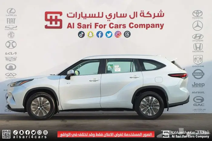 تويوتا هايلندر GLE 2025 اقساط بنوك وشركات 19