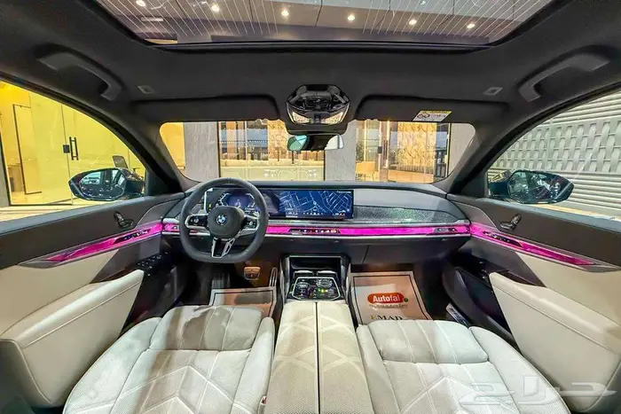 BMW 735i M KIT V6 2026 كربون بلاك خليجي 6