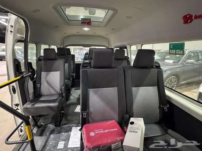 باص تويوتا هايس ركاب ديزل سقف مرتفع موديل 2026 عرض للشركات 10