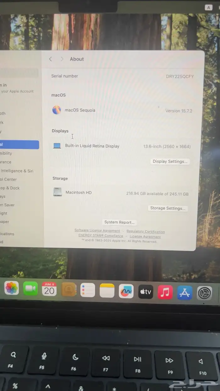 MacBook Air M2   رام 16GB   ضمان جرير   ملحقات كاملة 5