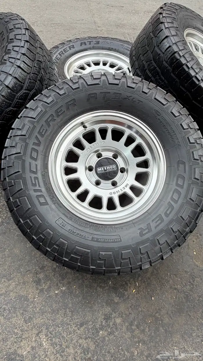 جنوط ميثود نيكل جمس سيرا مع كفرات كوبر 315.70.17 2