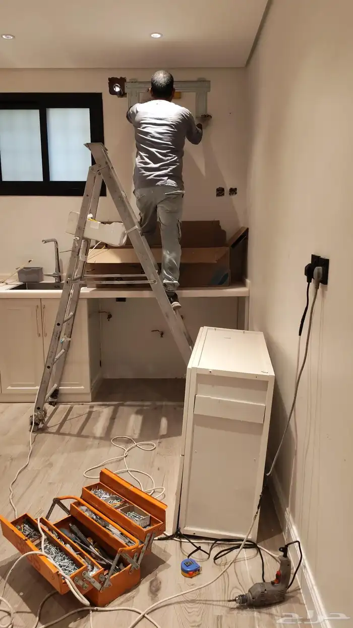 فني مطبخ المنيوم شغل صيانه تفصيل 1