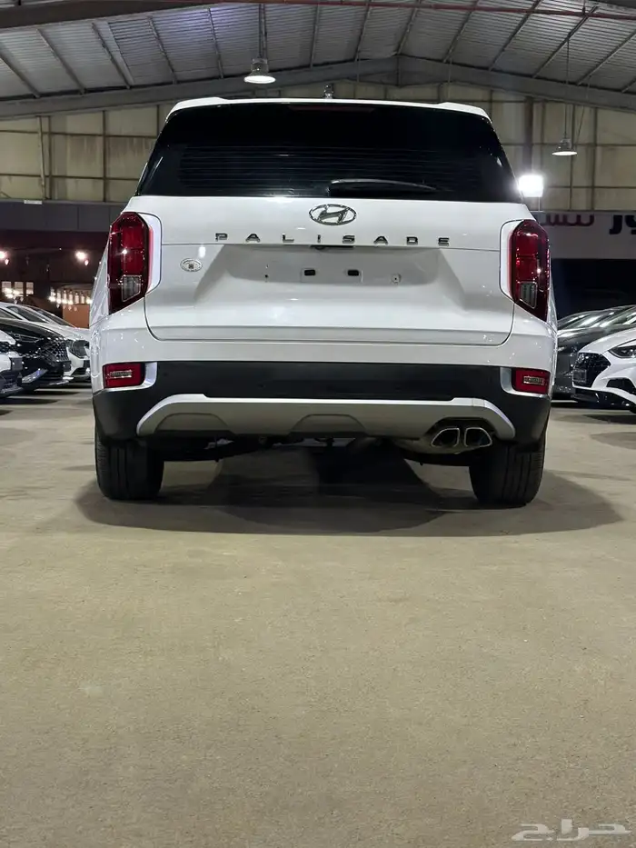 هيونداي باليسيد ابيض 2021 ديزل بطاقة جمركية وارد كوريا 6