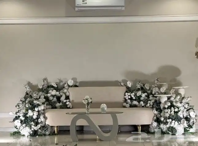 محل حفلات تاجير كوش مداخل كراسي ملكي طاولات قزاز بوفيه صحون 7