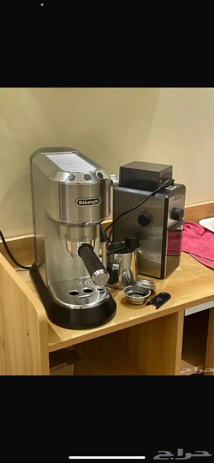 اله كوفي ديولونجي مع طاحونه نفس الماركه شبه جديده 1