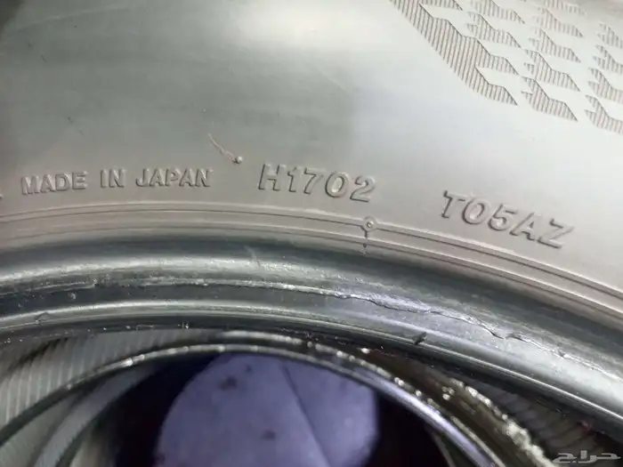 كفرات شبه جديد برجستون يباني 215 55 17 5