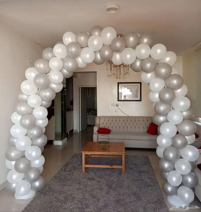 قوس بالون للحفلات والمناسبات اجمل تشكيلات  بريده  القص 9