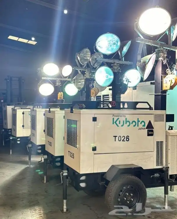 ايجار مولدات كهرباء و تور لايت بأسعار مناسبة 8