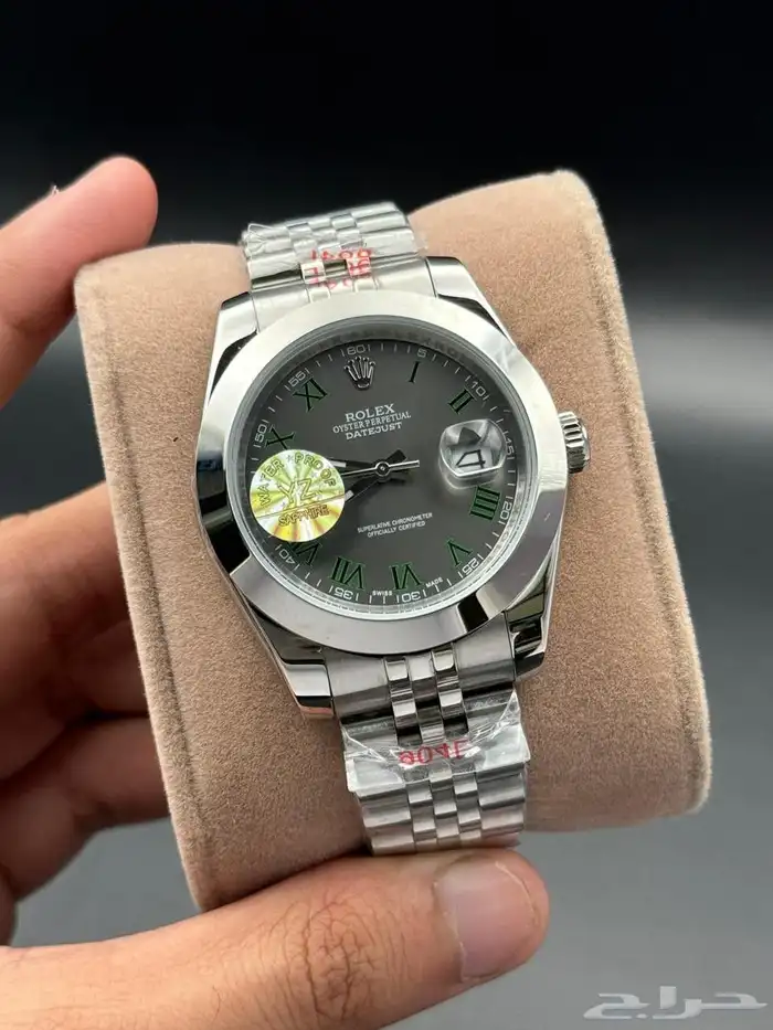 ساعات رولكس ( ROLEX ) رجالي موديل دي جست حركه اوتماتيك 1