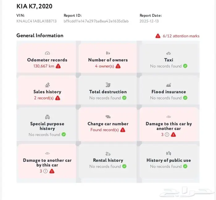 فحص سيارات ودبابات وارد(كوري أمريكي أوروبي)الدفع بعد الانجاز 1