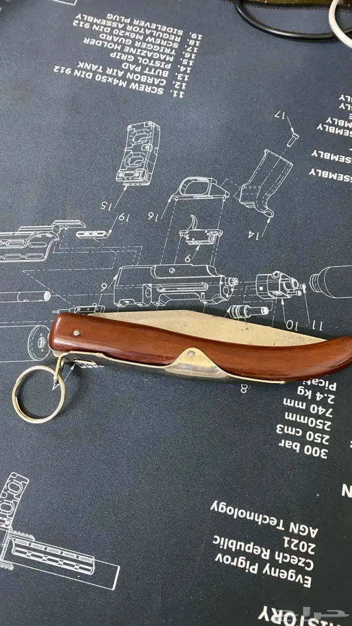 مطوية اوكابي المانيه قديمه مخزنه بحاله ممتازه 1