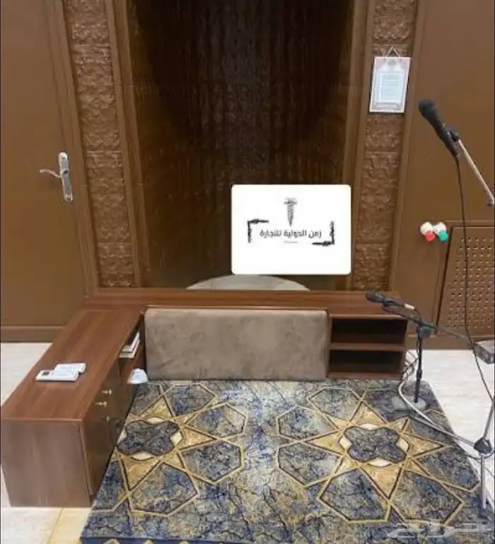 تكيات مساجد مساند ضهر حامل مصاحف وجميع اعمال الاخشاب 6