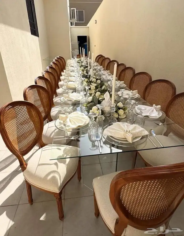 تاجير جلسات دفايات كراسي طاولات طعام كراسي ريفي 1