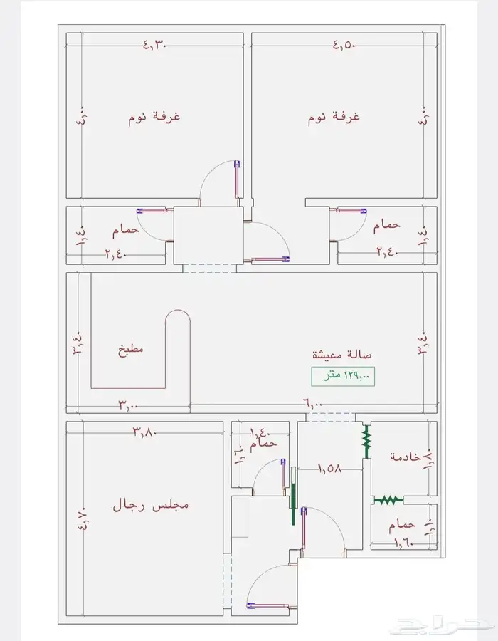 شقق فاخره للتمليك غرفتين و3غرف و4غرف وملاحق حي الجامعة 2