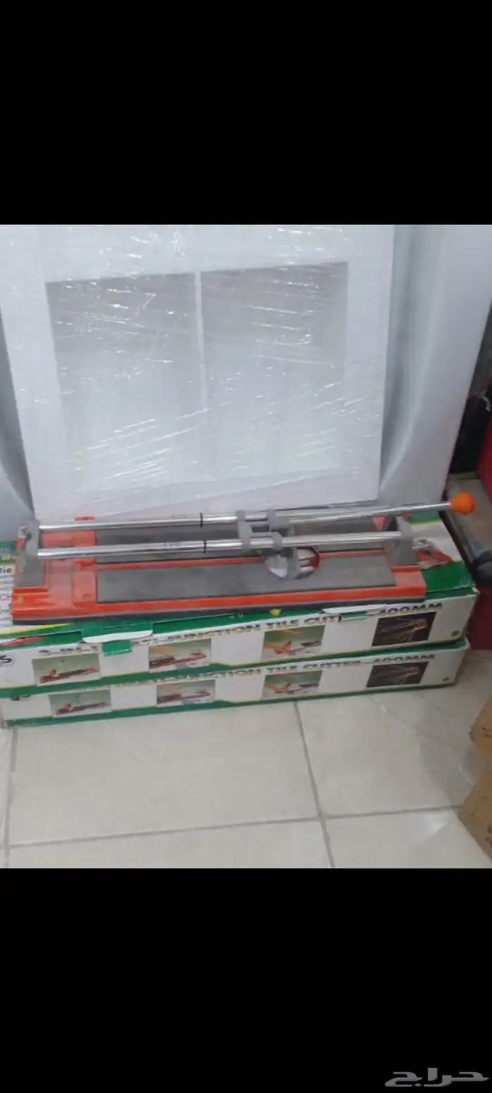 مكينه قص سيراميك جديده بالكرتون 0