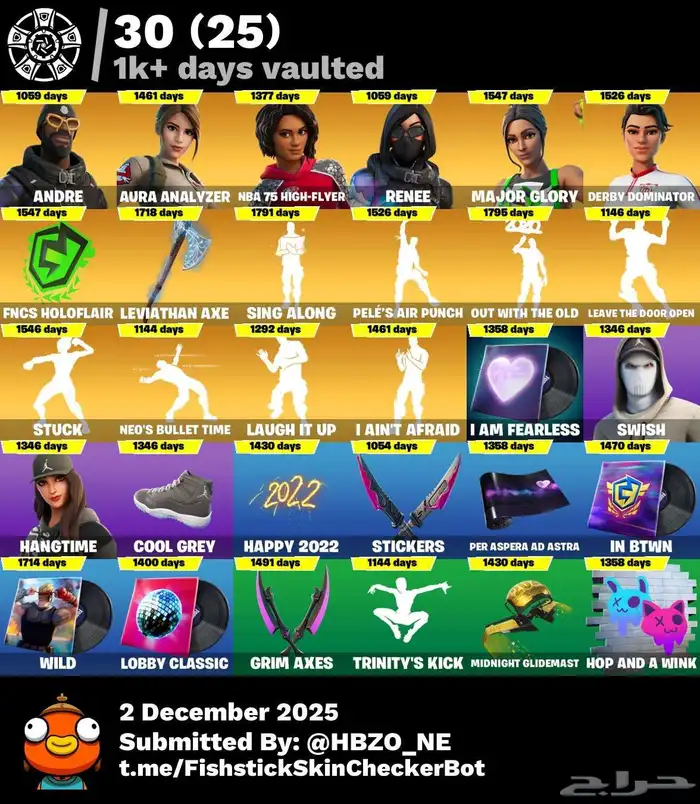 حساب فورت نايت اكس كريتوس 370سكن اساسي رقصات حفل يربط سوني 9