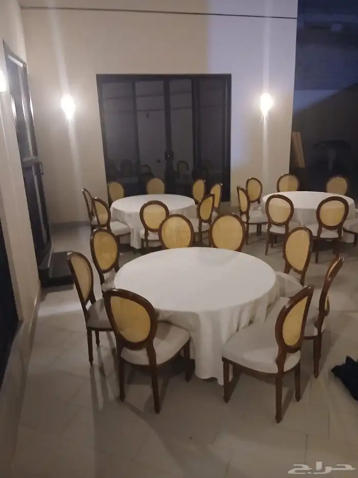 تاجير جلسات دفايات كراسي طاولات طعام كراسي ريفي 4