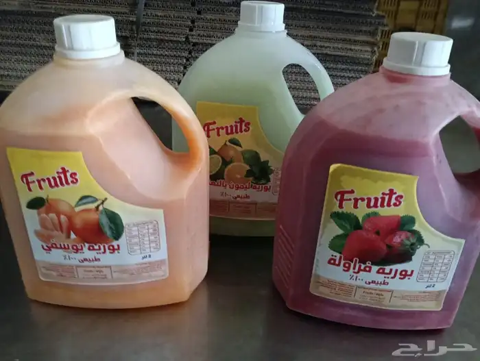 عصائر طبيعيه مركزه لجميع الماركت والهايبرات موجود كميه كبيره 3