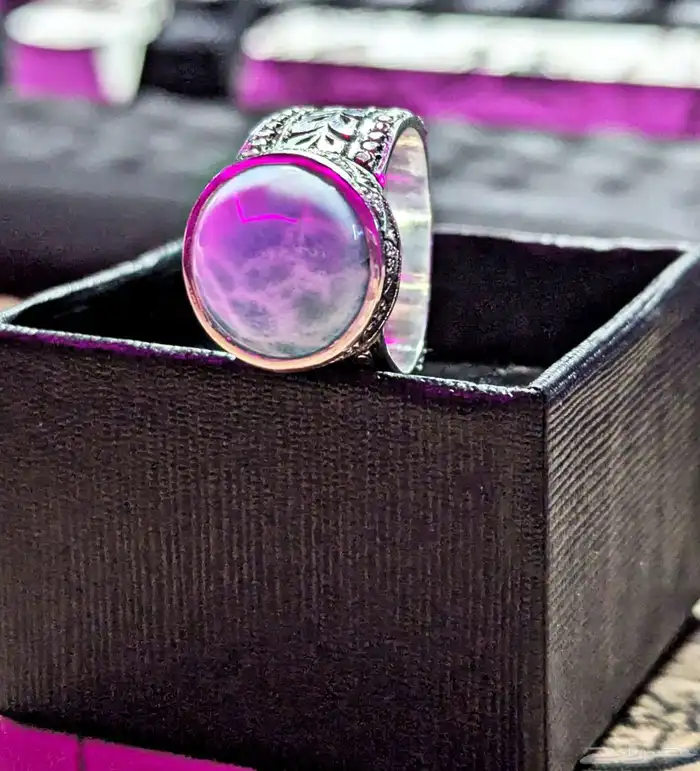 خاتم فضة يدوي برتاش 2