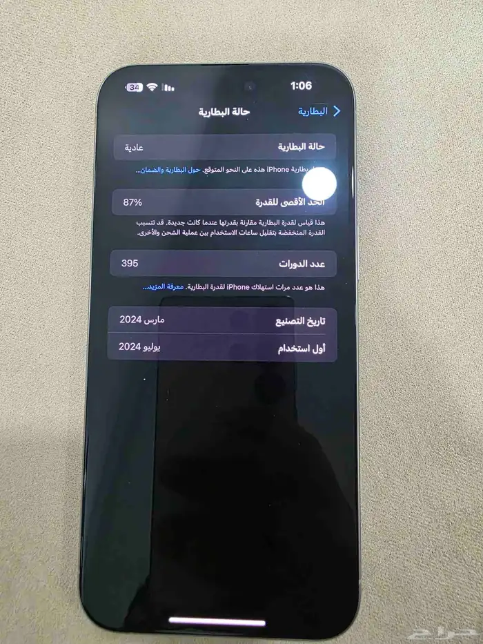 ايفون. 15برو مكس 256 للبيع 1